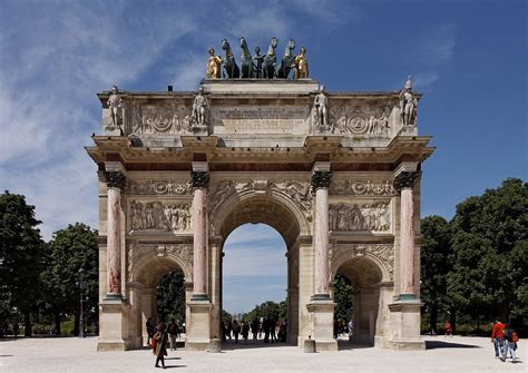 paris arc de triomphe du carrousel.